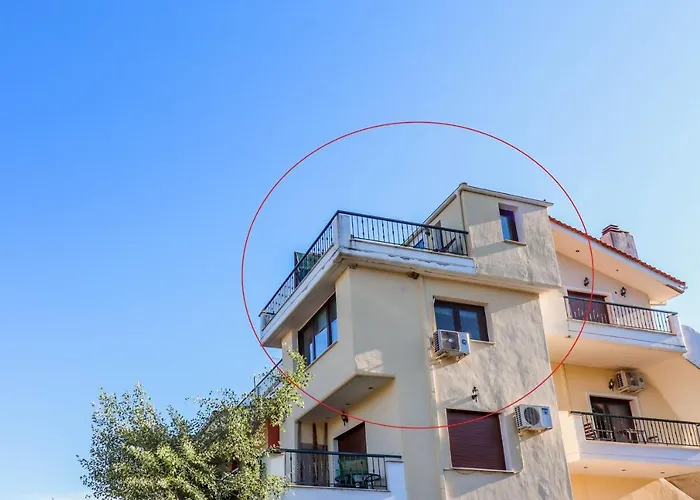 Acropolis With Parking Next To Center Serres